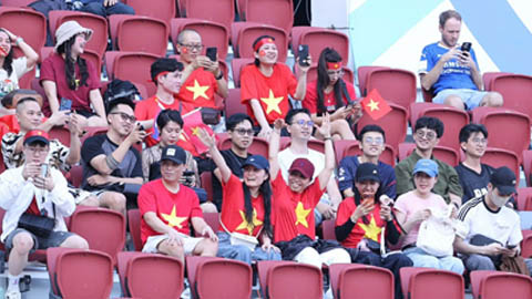 CĐV vẫn tin tưởng tuyệt đối U22 Việt Nam sau khởi đầu khó khăn